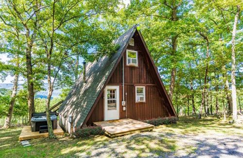 Berkeley Springs House | Great Views! A-Frame w Hot Tub, Grill & Fire Pit