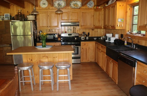 Greensboro House | Greensboro Lake Front . Beautiful 4 Season Vacation home .