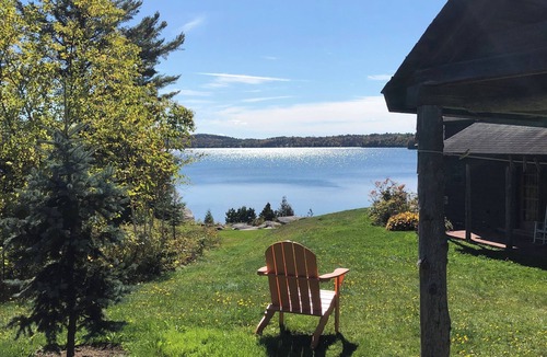 Greensboro House | Greensboro Lake Front . Beautiful 4 Season Vacation home .