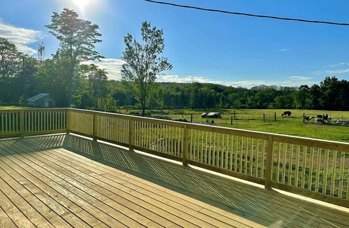 Hyde Park Apartment | Hudson Valley Farm Getaway- West/Llama Lover Lane