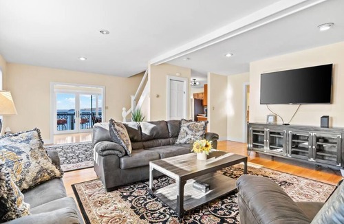 Colchester House | Huge camp with private beach and sunset views!