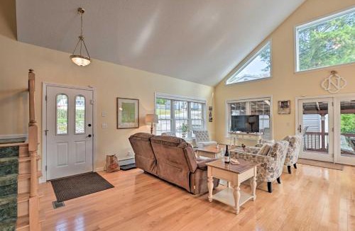 Lucerne-in-Maine House | Inviting Lakefront Home Seasonal Boat Dock!