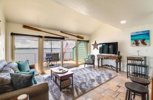 Seven Coves Apartment | Lake Conroe Condo Balcony, Views and Pool Access!