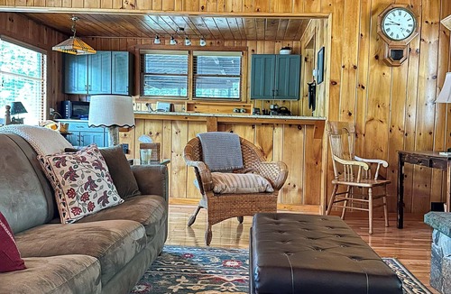 Saranac Lake Cabin | Lakefront Adirondack Cabin Dock + Canoe 10 min to Lake Placid