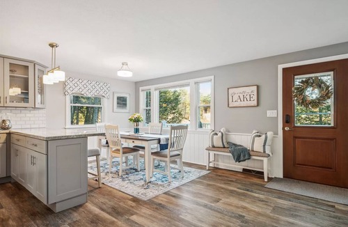 Belmont House | Lakefront Bliss, Private Dock & Cozy Year-Round Retreat!