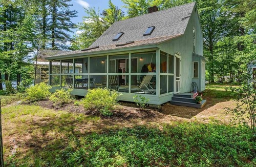 Shapleigh House | Lakefront Home with Private Dock, Kayaks/SUPs and beautiful foliage views.