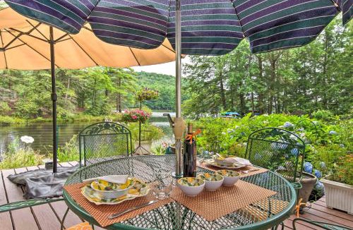 Bear Creek Village Apartment | Lakefront Poconos Retreat with Hot Tub, Near Hiking!