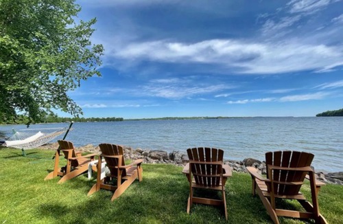 South Hero House | Lakefront retreat with kayak, dock, Adirondack chairs, & stellar views - dogs ok