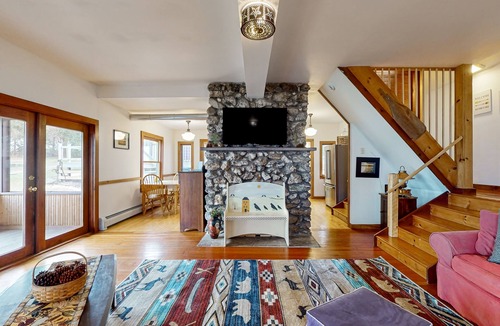 Neshobe Beach House | Lakeside house, waterfront views, kayak launch, wrap-around porch, w/d, wifi