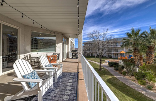 St. George Condo | Las Palmas All Inclusive Amenities Resort | 3 bathrooms | Plush New Carpet | Poolside | 1708