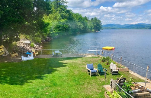 Dryden House | Location! Lakefront, 4 seasons, Private beach, Mountain views, SeaDoo rent