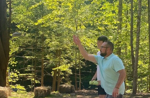 Middle Grove Cabin | Log Cabin at former girls' summer camp on 60 acres