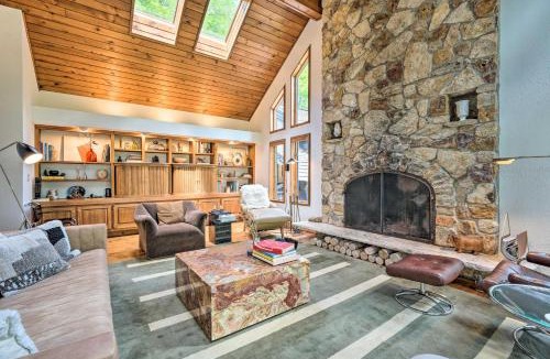 Plymouth House | Luxe Plymouth Chalet with Indoor Pool and 3 Decks!