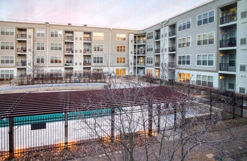 Assembly Square Apartment | Luxe studio w/W/D, Gym, Rooftop. Steps from T stop by Blueground