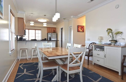 Ocean City House | Luxury 3 Bedroom End Unit Townhouse Near the Boardwalk with Free WiFi Located Downtown and Just Steps to Beach!