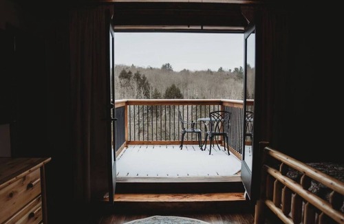 Remsen Cabin | Luxury cabin on private drive. Fall foliage at its finest, waterfront access.