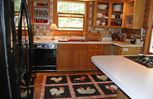 Belmont Cabin | Luxury Log Home,WiFi, Privacy,Pond,stream,waterfall - 10 minutes to Okemo