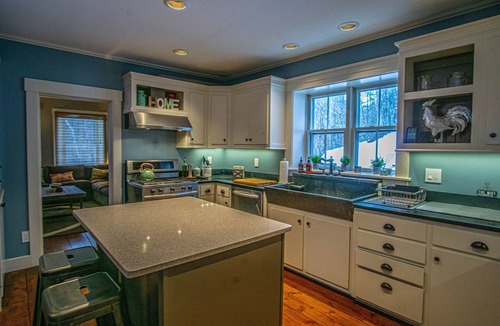 Chester House | Maple Leaf Manor - 1864 Brick Federal Style Farmhouse with a modern touches.