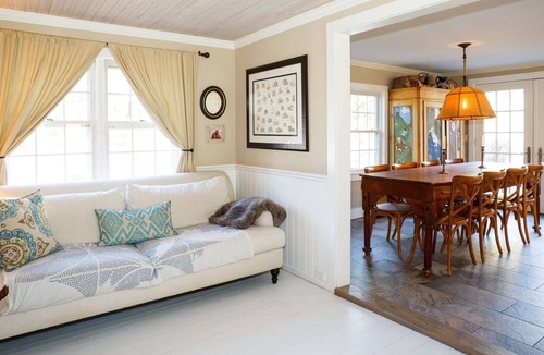 Remsenburg House | Modern farmhouse with pool + gorgeous yard, minutes from the beach.