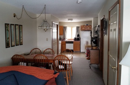 East Burke Condo | Mountain view, trailside condo at Burke Mountain Resort
