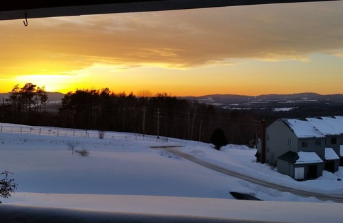 East Burke Condo | Mountain view, trailside condo at Burke Mountain Resort