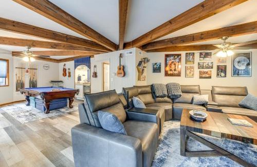 Bracey House | Near Lake Gaston Unique Home with Deck and Fire Pit!