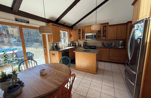 Zena House | NEW! Spacious 3-bedroom house with pool and fenced yard in Woodstock