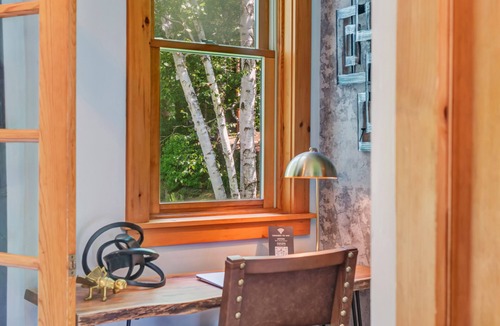 Woodstock House | NEW Vermont Luxury in Woodstock Village: Private Home, Pond & Mountain Views