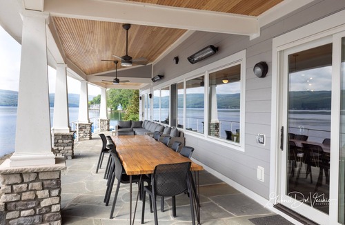 Cameron House | Newly Constructed Luxury Home On 150' Natural Beach With Dock And Hot Tub!