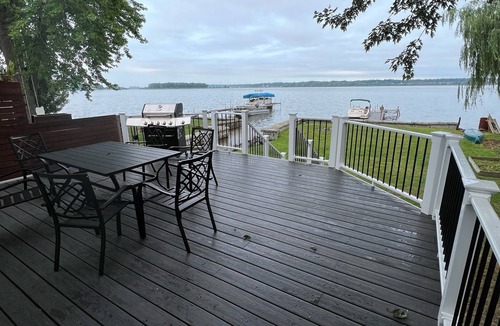 Cayuga House | Newly remodeled Cayuga Cottage with private dock on the sunset bay.