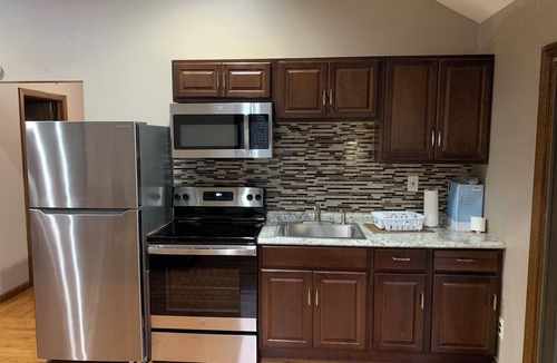 Westbury House | Newly Renovated 1 Bedroom First Floor Apartment in Westbury with Private Deck n