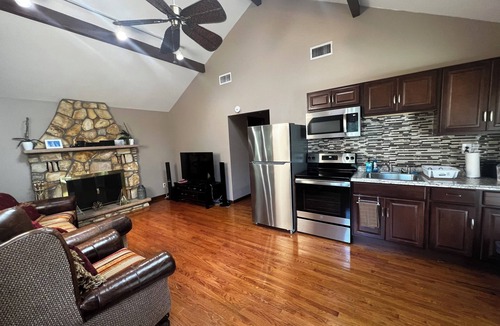 Westbury House | Newly Renovated 1 Bedroom First Floor Apartment in Westbury with Private Deck n
