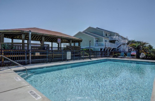 Kure Beach Condo | Ocean Dunes 104 – Spacious oceanfront condo at Ocean Dunes in Kure Beach