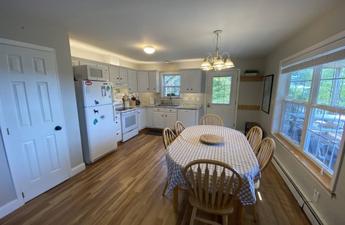 Southwest Harbor Apartment | Ocean view 4 br, huge deck with grill, walk to town, pet friendly locally owned