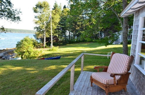 Blue Hill Cottage | Ocean waterfront summer cottages. Sit back and soak in the views