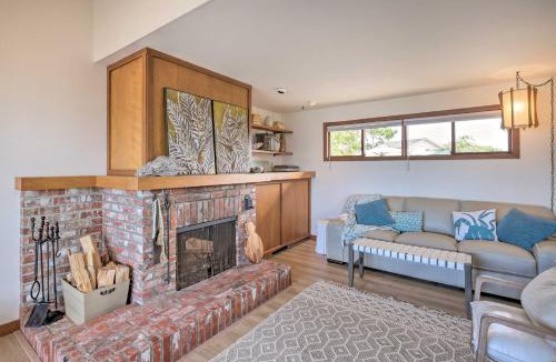 Ferndale House | Oceanfront Ferndale Oasis with Fire Pit, Grill!