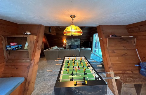 Mount Holly Ski Chalet | Okemo tickets and cozy A Frame home on private 103 private acres