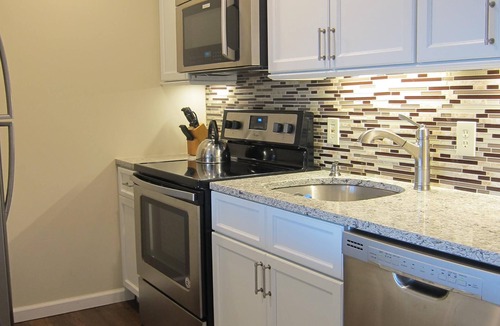 East Burke Condo | On Burke Mountain, bike in bike out. Pool, Hot tub, Gym access at the hotel.