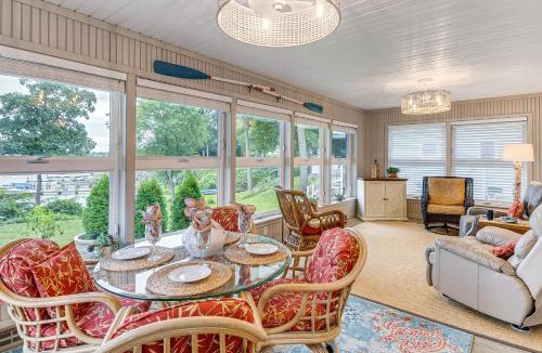 Earlville House | Patio and Water Views Serene Bohemia River Escape!