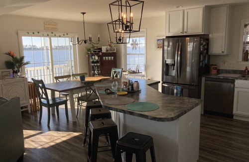 Prime Hook Beach House | Peaceful Bayside Retreat! Water views with direct private beach access!