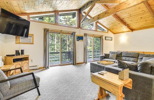 Bridgton House | Peaceful Highland Lake Home with Kayaks, Dock Access