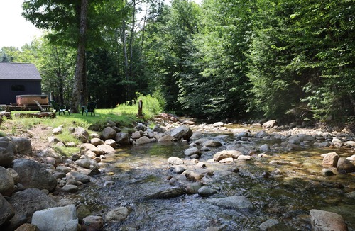 Waterville Valley House | Pet Friendly Waterville Valley Riverfront Home across from hiking/xc skiing (WB75V)