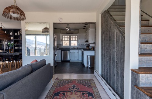 Roxbury House | Private Contemporary Cottage with heated pool, hot tub and wide mountain views.