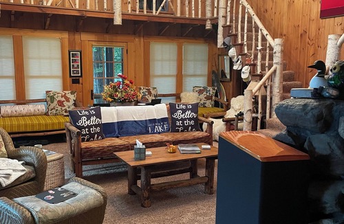 Holderness Cabin | Private Lakefront Rustic Camp on Squam Lake! Close to town.