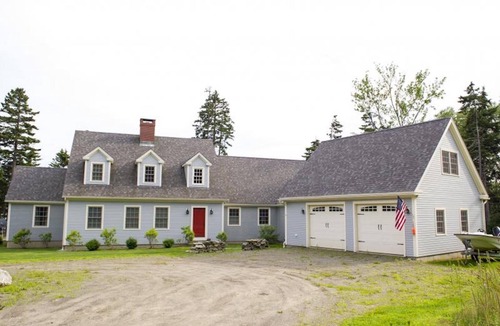 Waldoboro House | Private Setting with Water Front view and 5-star Amenities