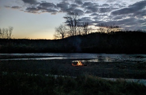 Osceola RV Rental | Private tent camping along the Salmon River on 165-acre Farm.