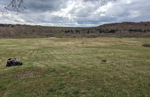 Osceola RV Rental | Private tent camping SITE#1 along the Salmon River on 165-acre Farm