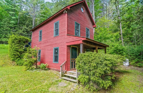 Schroon Lake House | Private, two-story home with a woodstove & firepit - two dogs welcome