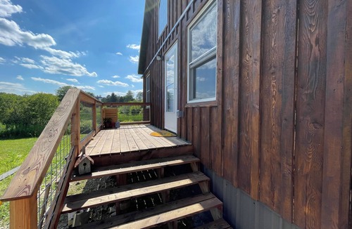 Norwich Cabin | Quiet 2-bedroom country cabin with scenic views 3 miles from Norwich NY.