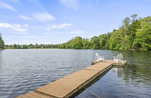 Northville House | Quiet lake front home with private beach